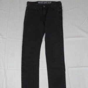 VINTAGE GENES BLACK STRAIGHT LEG JEANS SIZE 28/30 - L473